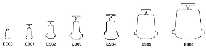 EG6B41F(無襯里)、EG6B41Fs(襯氟塑料)氣動隔膜閥(常閉型) 